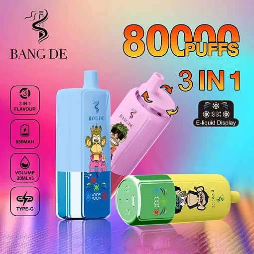 bang DE triple 80k 80000 puffs vape