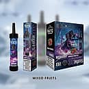 Bang 36,000 Puffs Mixed Fruits Disposable Vape – Mesh Coil, 8.2% Nicotine, with vibrant fruit flavor design packaging.
