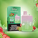 Bang BC5000 Strawberry Kiwi Fruit 5000 Puffs Rechargeable Disposable Vape – 13ml e-liquid, 650mAh battery, mesh coil, Type-C charging, fruity sweet and tangy flavor.