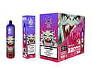Bang Beach 22000 Puffs Disposable Vape Sour Apple flavor packaging set, including the vape device, retail box, and 10-pack carton with bold monster artwork.