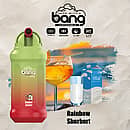 Bang King 12000 Puffs Disposable Vape Pen Rainbow Sherbert Flavor with Creamy Fruity Taste
