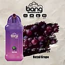 Bang King 12000 Puffs Disposable Vape Pen Royal Grape Flavor with Sweet Juicy Taste