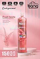 Bang Shisha 15000 Puffs Mix Berry Ice Disposable Vape – 15ml E-liquid, 600mAh Type-C Rechargeable, 1.0Ω Mesh Coil, Fruity Mixed Berries with Cooling Ice
