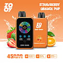 ZOOY ZERO 45000 Puffs in Strawberry Kiwi blends sun-sweet strawberries with bright kiwi for a crisp, layered taste from the first draw to the last. The smart front display shows power and cooling levels at a glance, while NIC&ICE Control lets you fine-tune strength and chill to match your preference. A dual-mesh coil boosts flavor density and vapor consistency, and the 1000mAh rechargeable battery delivers extended sessions with Type-C convenience. Built for reliability and smooth airflow, this next-gen disposable keeps flavor fresh and steady throughout its massive 45K capacity&mdash;an ideal pick for fans of fruity, refreshing profiles seeking premium performance in a compact device.