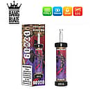 Bang Blaze 60000 60K Puffs Brown Ale disposable vape with Type-C 1000mAh battery, 40ml e-liquid, 0.6&Omega; mesh coil, LED battery indicator, retail box.