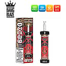 Bang Blaze 60000 60K Puffs Cherry Mint disposable vape, Type-C 1000mAh battery, 40ml e-liquid, 0.6&Omega; mesh coil, LED battery indicator, boxed.