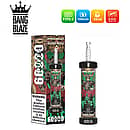 Bang Blaze 60000 60K Puffs Double Apple disposable vape with Type-C 1000mAh battery, 40ml e-liquid, 0.6&Omega; mesh coil, LED indicator, retail box.