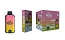 Bang 20000 Puffs Disposable Vape &ndash; Peach Ice flavor with Dual Mesh coil, smart display screen, 25ml e-liquid, 650mAh rechargeable battery.