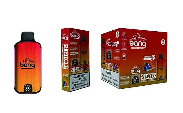 Bang 20000 Puffs Disposable Vape &ndash; Mixed Berry Flavour, Dual Mesh Coils, Smart Screen, 25ml E-liquid, 650mAh Rechargeable