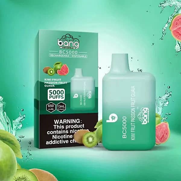Bang BC5000 Energy Flavor 5000 Puffs Rechargeable Disposable Vape &ndash; 650mAh, 13ml E-liquid, Mesh Coil