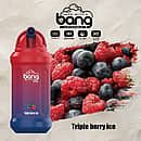 Bang King 12000 Puffs Disposable Vape Pen Triple Berry Ice Flavor &ndash; Cool and Fruity
