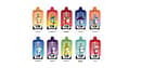 Bang King 15000 Puffs Smart Screen Disposable Vape Pen &ndash; 10 Flavors Collection: Peach Freeze, Blueberry Cherry Lemon, Strawberry Watermelon, Berry Blast, Peach Blueraz, Blueberry Freeze, Grape Freeze, Tropical Fruit, Sour Apple Blueberry, Lush Ice &ndash; Mesh Coil, 25ml E-liquid, 650mAh Rechargeable Battery