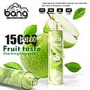 Bang Shisha 15000 Puffs Frozen Apple Disposable Vape Pen &ndash; 15ml E-liquid, 600mAh Type-C Rechargeable, 1.0&Omega; Mesh Coil, Refreshing Fruit Flavor