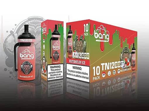 Bang TN 12000 Watermelon Ice Disposable Vape &ndash; 12000 Puffs Cool Fruity Flavor