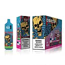 Bang Tornado 12000 Puffs Blue Razz Ice Disposable Vape &ndash; Halloween Skull Design, Mesh Coil, Type-C Charging, 650mAh Battery