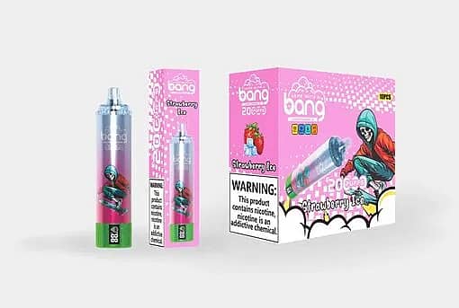 Bang Blaze Strawberry Ice Disposable Vape 20000 Puffs &ndash; Sweet Menthol Flavor with Packaging