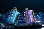 FRESOR disposable vape pen with transparent pod and colorful LED display – best rechargeable vape device