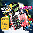 Bang 36000 Ice Control smart-screen disposable vape, Watermelon Ice; adjustable ICE &plusmn; cooling, 36 mL e-liquid, 850 mAh Type-C fast charge, 1.0&Omega; dual-mesh coil.