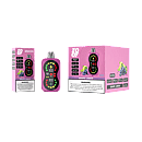 Zooy Blaze 25000 Grape Lemon disposable vape, 25K puffs, full-screen smart display, adjustable airflow & power, dual mesh coil, Type-C charging.