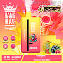 Bang Blaze 40000 Puffs disposable vape &ndash; Gummy Bear / Raspberry Black Glitter with 40ml e-liquid, 650mAh USB-C rechargeable battery, and mesh coil