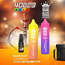 Bang Blaze 40K Refillable Vape (Shisha) cycle refueling type, Pina Colada and Cherry Blossom Grapes, Type-C rechargeable, 40ml