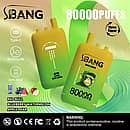 Bang Leader 80000 Puffs disposable vape, three-flavor option: Red Bull, Blueberry Watermelon, Apple Pear