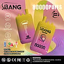 Bang Leader 80000 Puffs disposable vape, three-flavor option: Red Bull, Watermelon Bubble Candy, Strawberry Ice Cream