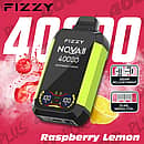 Fizzy Nova 40000 Puffs disposable vape - Raspberry Lemon Nova Plus avec gear adjustment et dual mesh coil