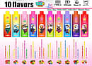 Bang King Triple 100K 10 flavors lineup, 3-in-1 switch disposable vape with Type-C, 650mAh, 18ml &times;3, mesh coil