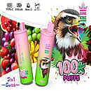 Bang King Triple 100K 3-in-1 switch disposable vape, Strawberry Banana, Raspberry Watermelon, Lemon Lime, 100K puffs, Type-C rechargeable
