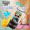 Bang Leader Stoll 100K disposable vape 4-in-1 flavors &ndash; Mojito, Monster Mango, Lady Killer, and Pink Lemonade