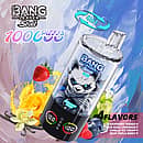 Bang Leader Stoll 100K disposable vape 4-in-1 flavors &ndash; Strawberry Mango, Blue Razz Lemonade, Vanilla Ice Cream, and Sour Triple Berry