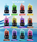 Bang Leader Stoll 120K 2-in-1 flavors disposable vape &ndash; 12 flavor options chart (Blue Razz, Watermelon Ice, Cola Ice, Blueberry Ice)