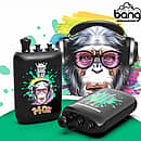 Bang Blaze 140K disposable vape &ndash; Blueberry Raspberry, Kiwi Passionfruit Guava & Pineapple Coconut triple flavors (Dual Mesh, Type-C, 550mAh)