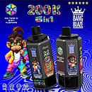 Bang Blaze 200K 6-in-1 disposable vape &ndash; Grape Ice, Raspberry Lemon, Blueberry Red Bull, Pineapple Coconut, Strawberry Lychee, Black Dragon Ice