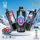 Bang Legend 150K Blueberry Ice / Blueberry Raspberry / Blueberry Cranberry Cherry disposable vape with 150K puffs, 6-in-1 adjustable flavors, Type-C, 850mAh, LED screen