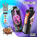Bang Legend 150K Cherry Ice / Mixed Berries / Red Cola disposable vape with 150K puffs, 6-in-1 adjustable flavors, Type-C, 850mAh, LED screen