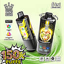 Bang Legend 150K Pineapple Ice / Pineapple Coconut / Kiwi Fruit disposable vape with 150K puffs, 6-in-1 adjustable flavors, Type-C, 850mAh, LED screen