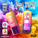 Bang Blaze 100K 6-in-1 adjustable flavors vape &ndash; Blueberry Ice, Raspberry Lemon, Watermelon Bubblegum (combo modes)