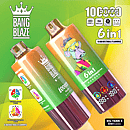 Bang Blaze 100K 6-in-1 adjustable flavors vape &ndash; Peach Ice, Blackcurrant Pineapple Ice, Green Apple Kiwi (combo modes)