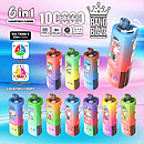 Bang Blaze 100K 6-in-1 adjustable flavors vape lineup &ndash; Watermelon Ice, Strawberry Mamba, Strawberry Watermelon (combo modes) promotional image