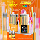 Bang 60K Refillable 2-in-1 vape device in Mango & Strawberry Mango flavors, 60000 puffs refillable kit