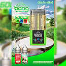 Bang 60K Refillable 2-in-1 vape with Watermelon and Blueberry Watermelon flavors, 60000 puffs refillable device with matching e-liquid bottles