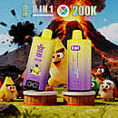 Bang King 200K 8-in-1 adjustable flavors disposable vape &ndash; Black Dragon Ice, Love 66, Mr Blue & Strawberry Lemonade