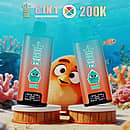 Bang King 200K 8-in-1 adjustable flavors disposable vape &ndash; Fizzy Lemon Lime, Apple Mojito, Pineapple Ice & Cola