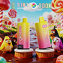 Bang King 200K 8-in-1 adjustable flavors disposable vape &ndash; Triple Berry, Tropical Fruit, Strawberry Banana, Pink Lemonade