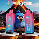 Bang King 200K 8-in-1 adjustable flavors disposable vape &ndash; Triple Melon, Blueberry Ice, Cherry Bomb, Pineapple Coconut