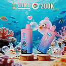 Bang King 200K 8-in-1 adjustable flavors disposable vape &ndash; Watermelon Ice, Lemon Mint, Strawberry Ice, Blue Razz, Blueberry Cherry