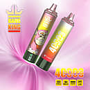 Bang King 40K disposable vape in Peach Ice flavor with 40000 puffs, Type-C charging, 1000mAh battery, and 1.0&Omega; mesh coil