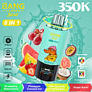 Bang Leader Stoll 350K 8 in 1 disposable vape in Strawberry Watermelon, Pineapple Coconut Ice, Kiwi Passion Fruit Guava, and Grape Burst flavors with up to 350000 puffs, mesh coil, 650mAh battery, and Type-C charging